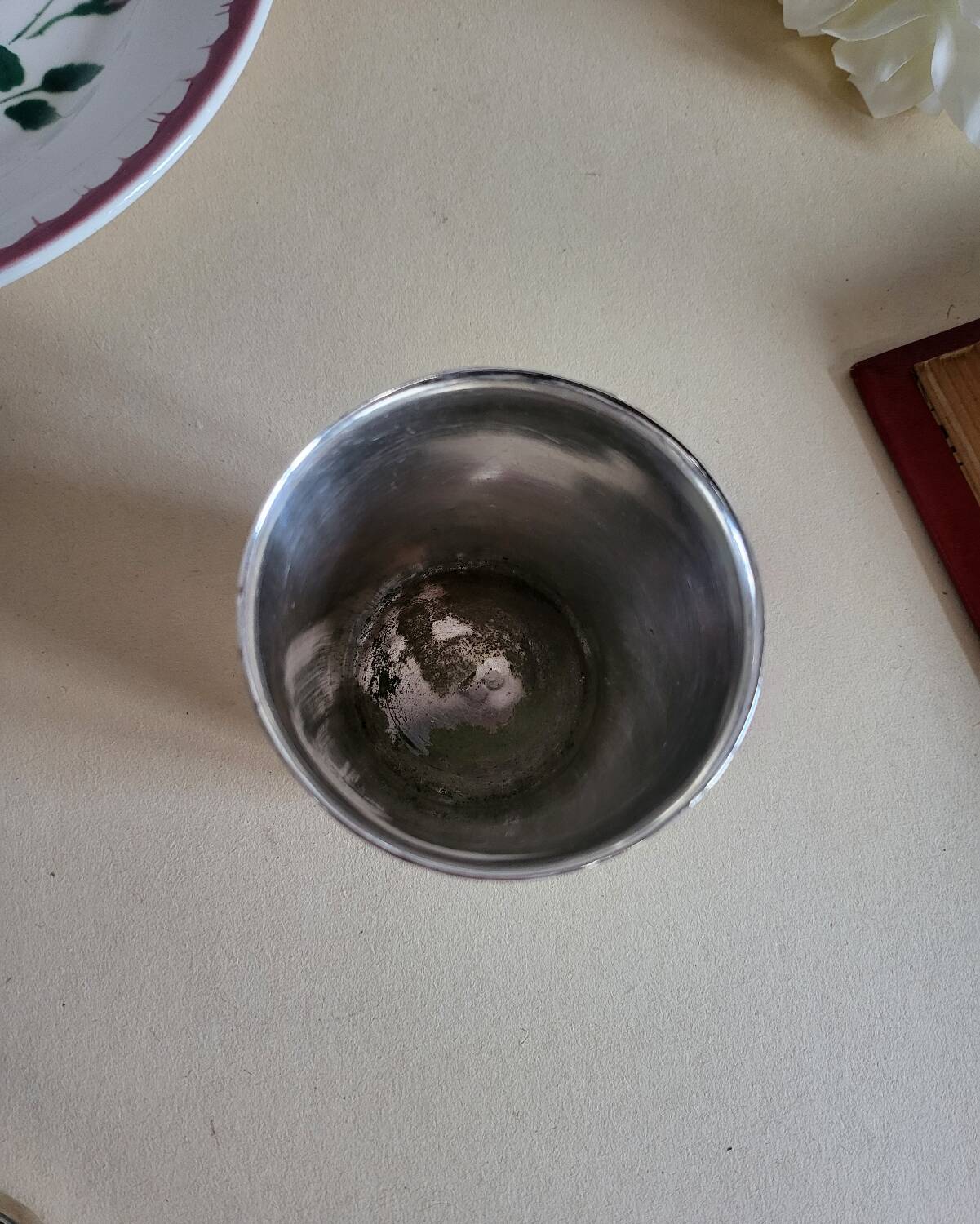 Silver-plated metal timbale BOULENGER