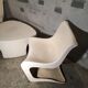 Two armchairs and a coffee table