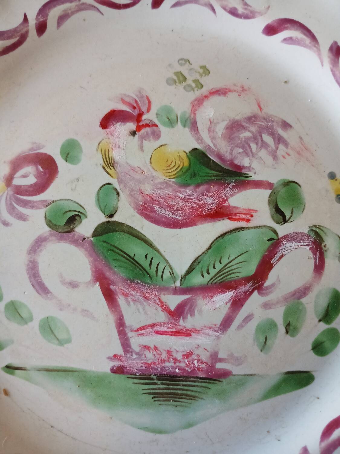 2 very old Lunéville dessert plates