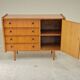 Small sideboard with spindle legs, France 1960