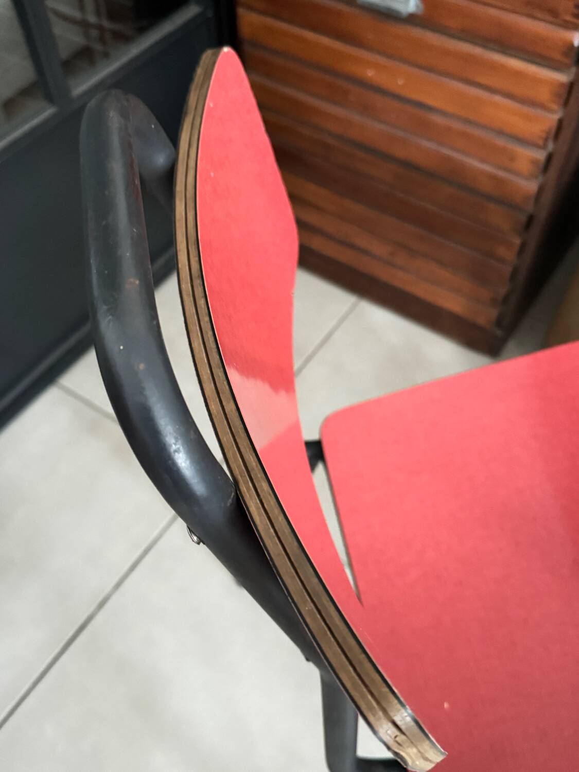 Pair of vintage Formica chairs