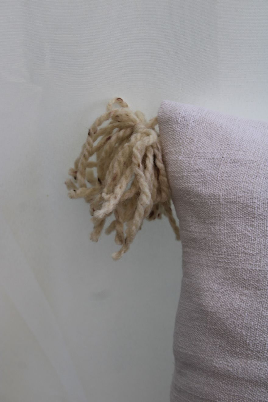 Linen and cotton cushion