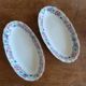Limoges Bernardaud. Set of 2 porcelain dishes.