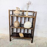 3-tier rattan shelf