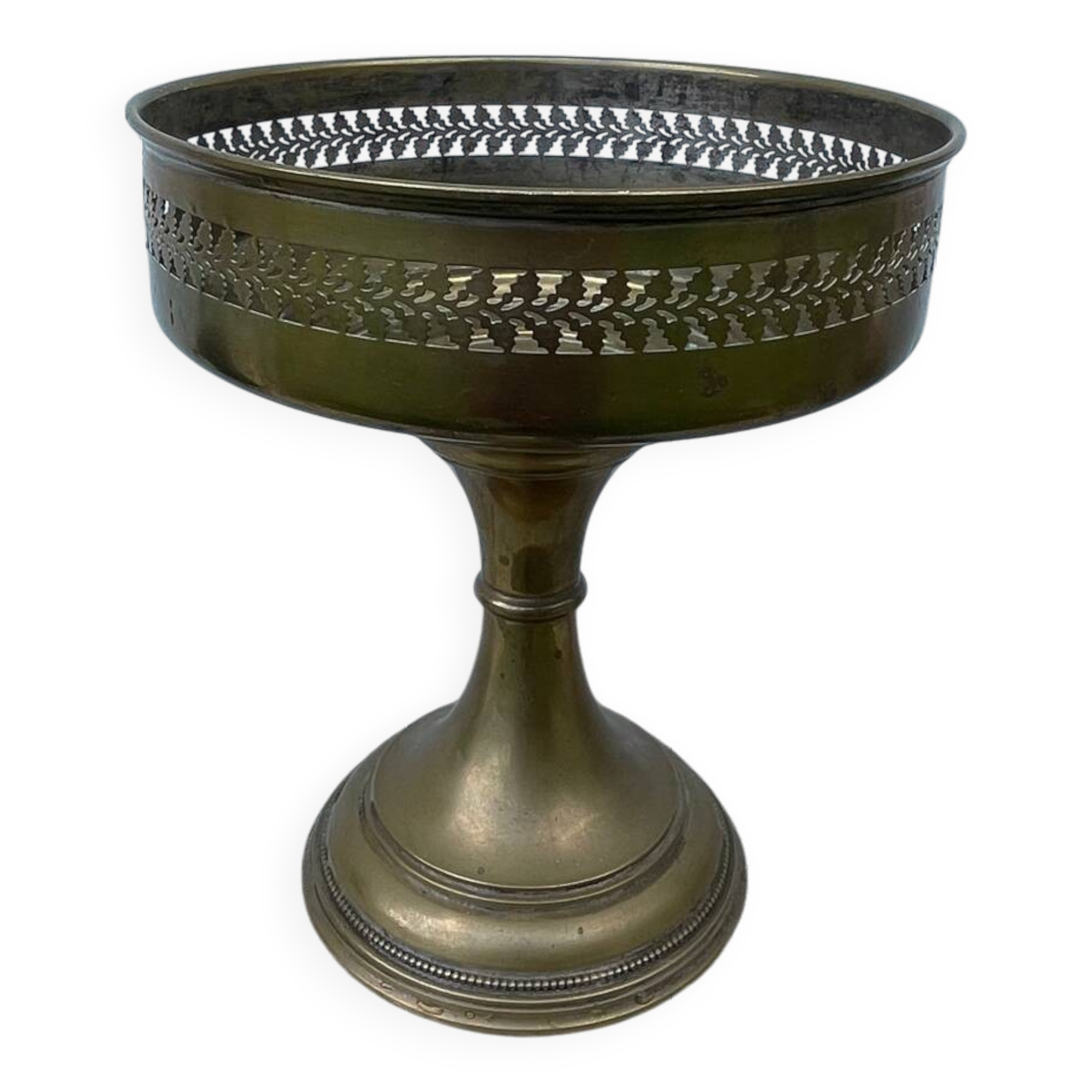 Vintage gilded footed bowl