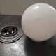 Old ceiling lamp/wall lamp white opal globe Ø 20 cm Art Deco 1930/1940