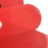 Red magazine rack by Giotto Stoppino for Kartell, 1970