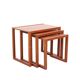 Danish design teak nesting tables, 1970s