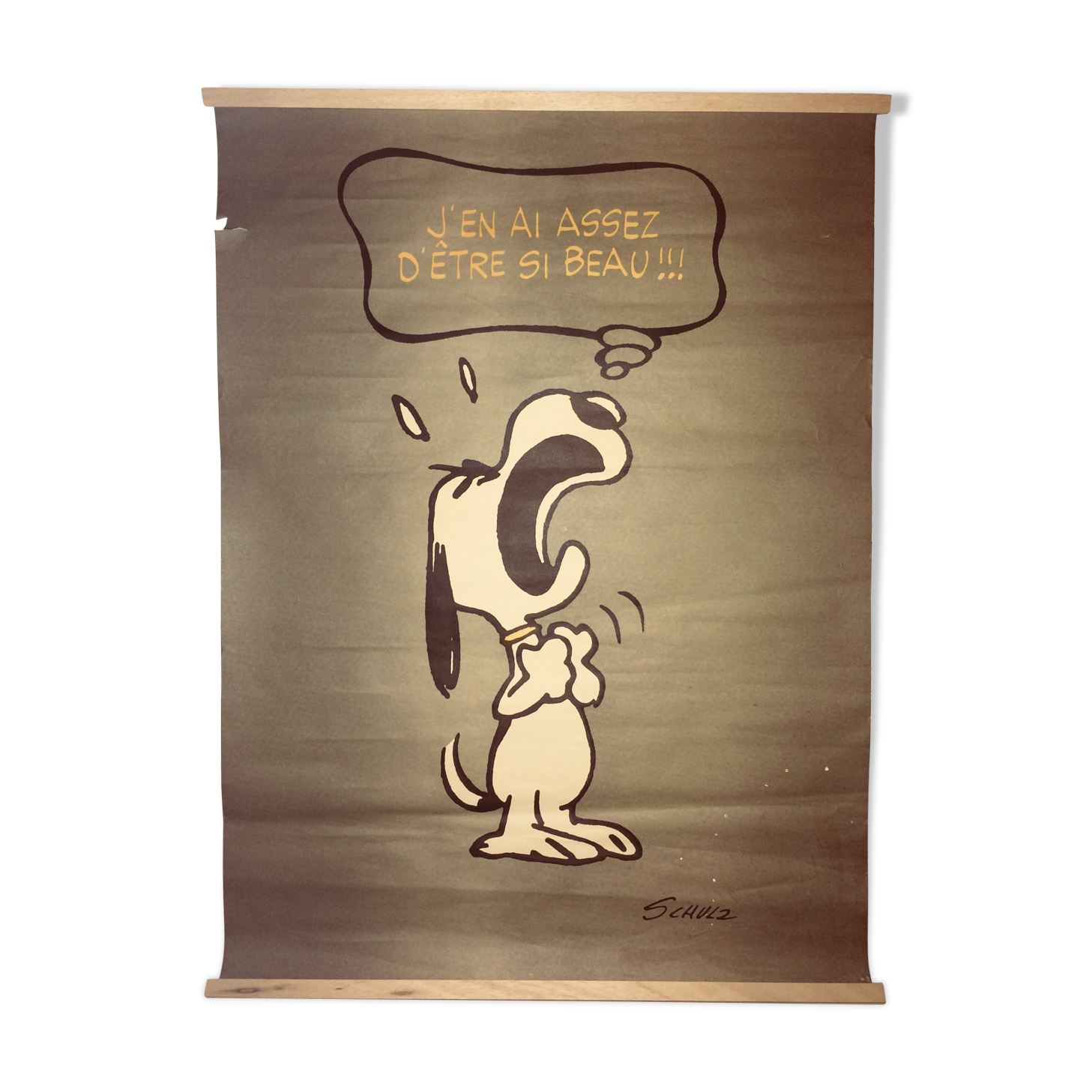 Snoopy poster "enough"