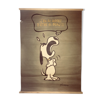 Snoopy poster "enough"