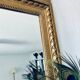 Miroir trumeau doré et biseauté  88x58cm