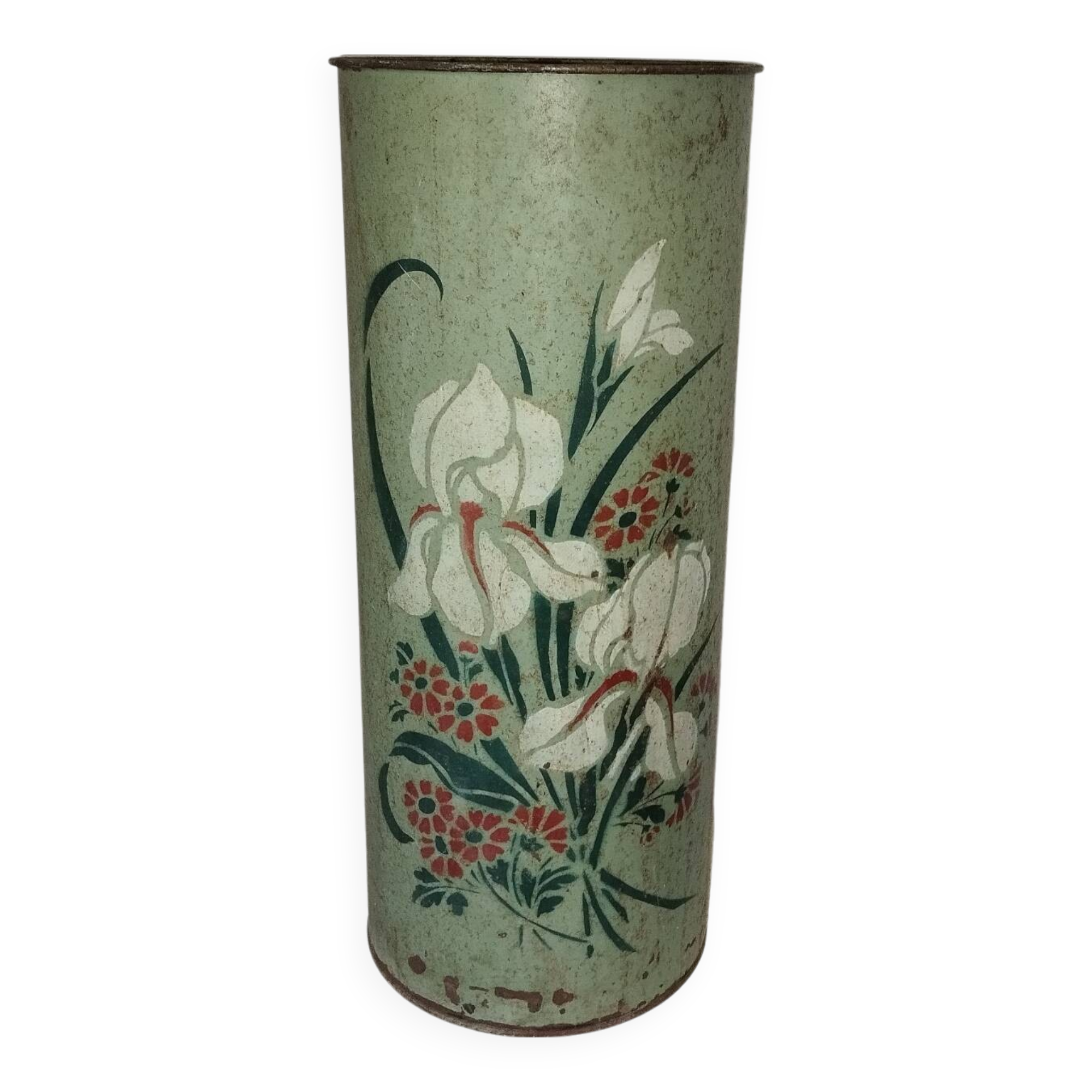 Art Nouveau sheet metal umbrella stand