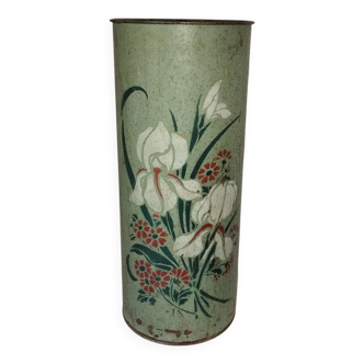 Porte parapluie tôle art-nouveau