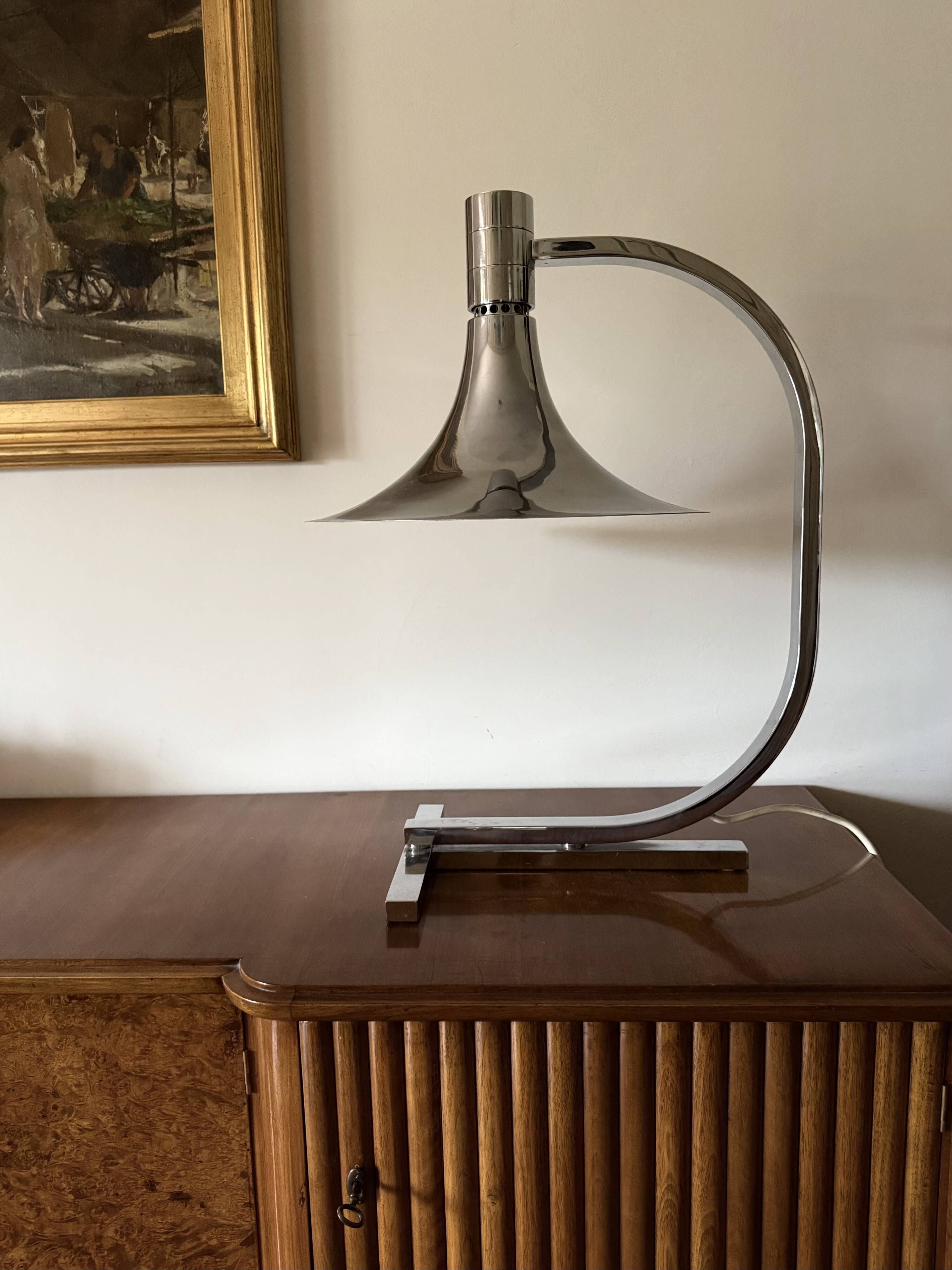 Franco Albini Franca Helg, Mod. AM/AS table lamp, Sirrah Italy 1969
