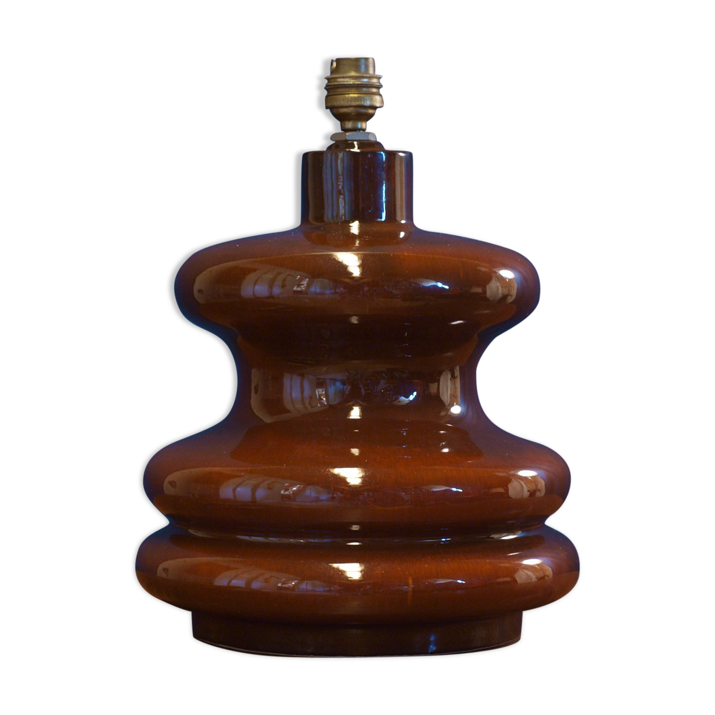 Vintage ceramic lamp foot