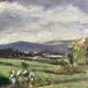 Tableau HSP "Windy Prairie" signed Guignaux? 20th century.