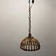Handcrafted  Rattan Light Pendant 1960’s