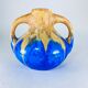 Vase Boule Gilbert Méténier blue Gannat