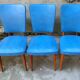 Lot de 5 chaises scandinave année 50/60