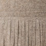 Paire de poufs en laine