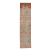 Rug For Hallway Turkish Vintage Runner Rug, 86x341Cm