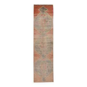 Tapis de couloir turc vintage