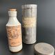 RARE Mercury stoneware pharmacy bottle
