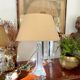 Pied de lampe en cristal 35cm