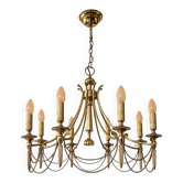 Sciolari candle regency chandelier 1960s