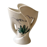 Old vintage Corsican ceramic vase