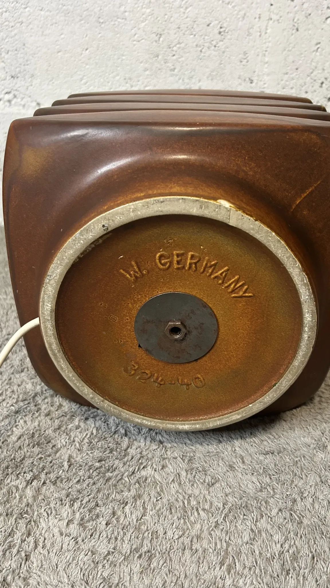 Sculptural lamp base in ceramic West Germany – 1960s-70s