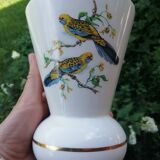 Vase parrots Gien