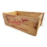 Vintage wooden box Chocolat Poulain