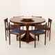 Carlo de Carli round rosewood table, 1960s