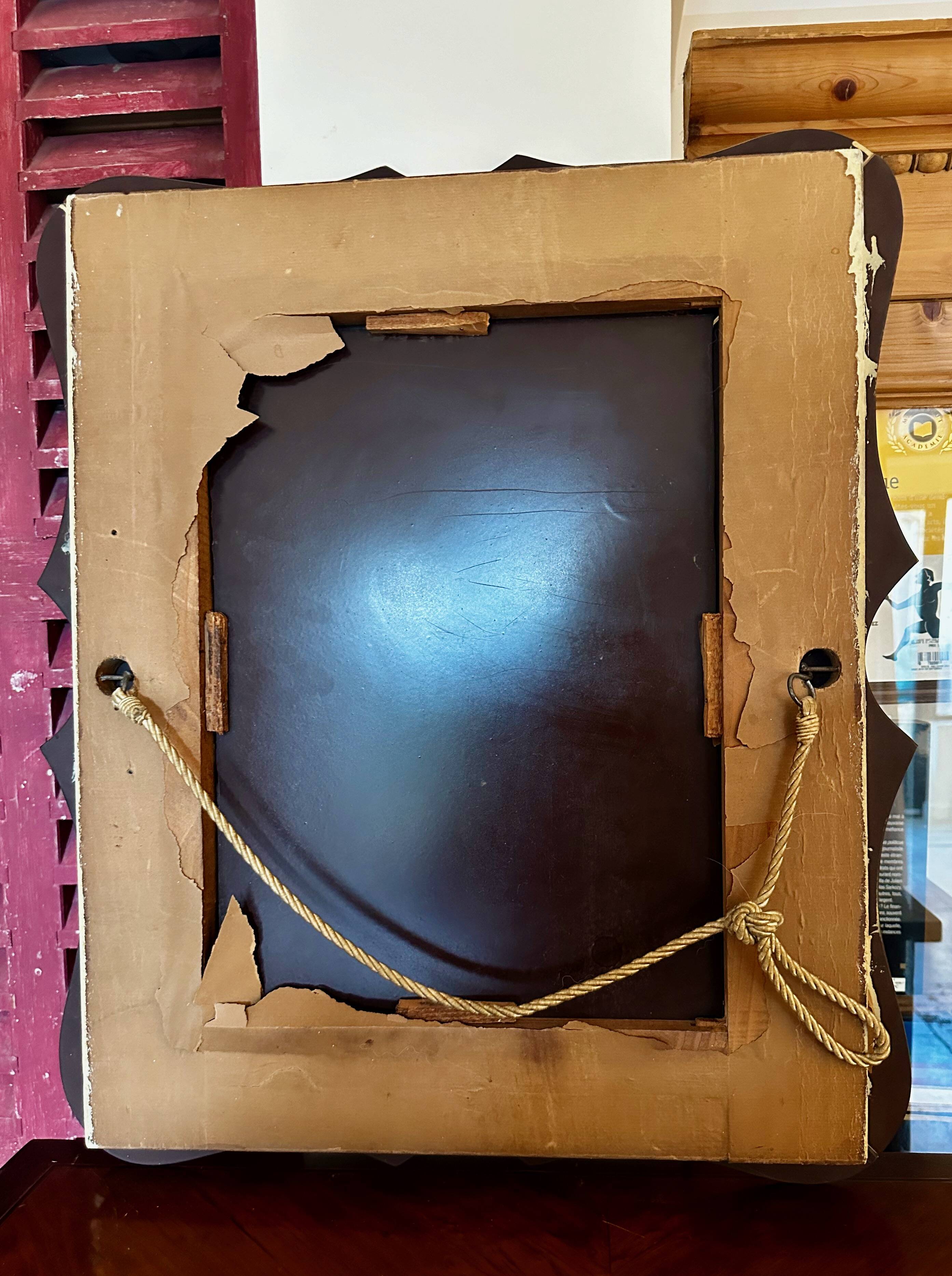 Venetian MIRROR in Murano beveled glass, Vintage