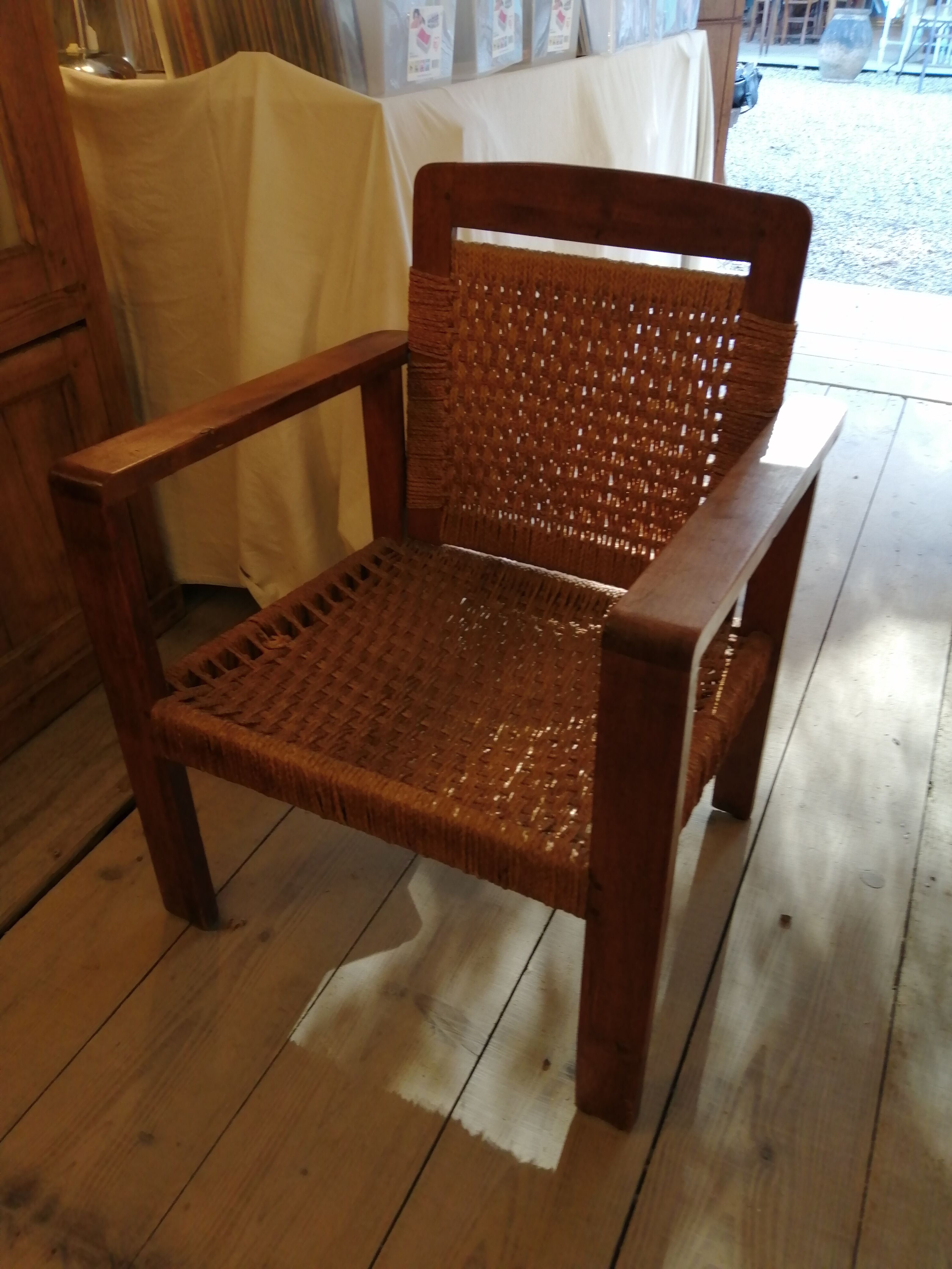 Art Deco rope armchair