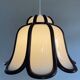 Tulip shaped pendant lamp
