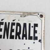 Enamelled plate general electricity