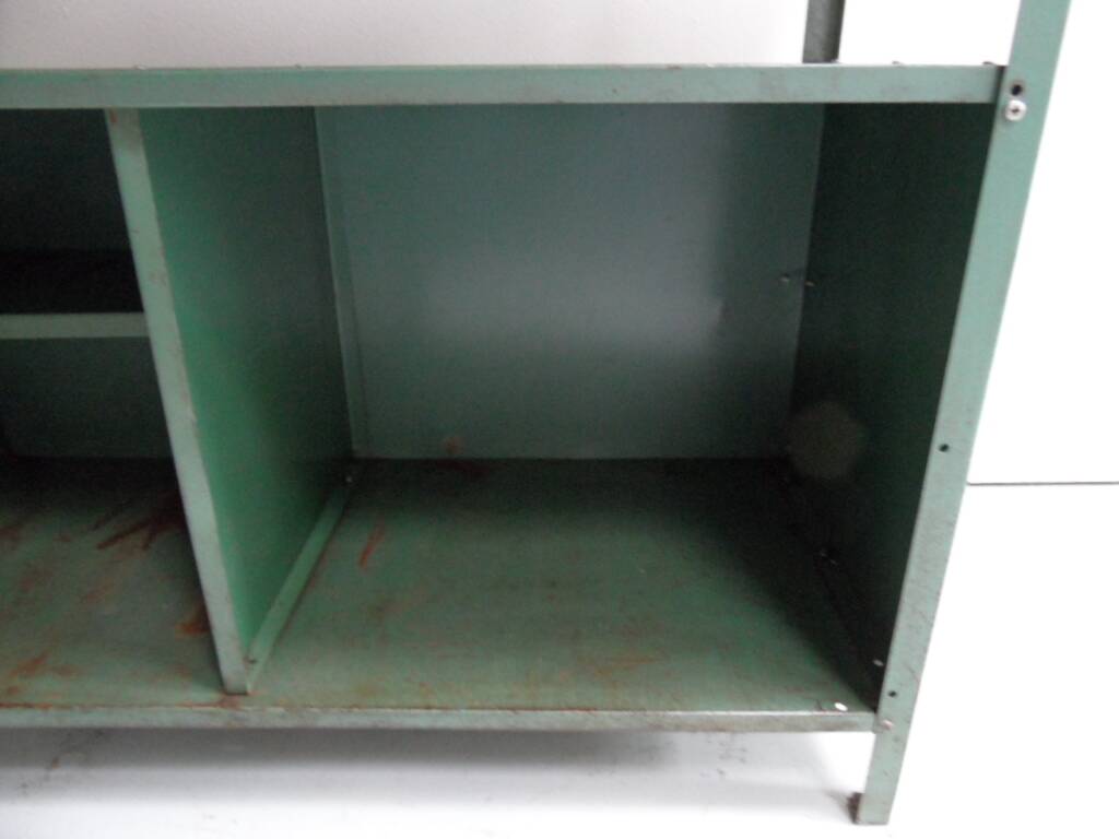 Banc de travail industriel vintage