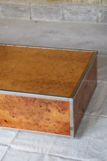 Table basse loupe orme 1970