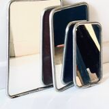 Collection of 3 vintage barber mirrors