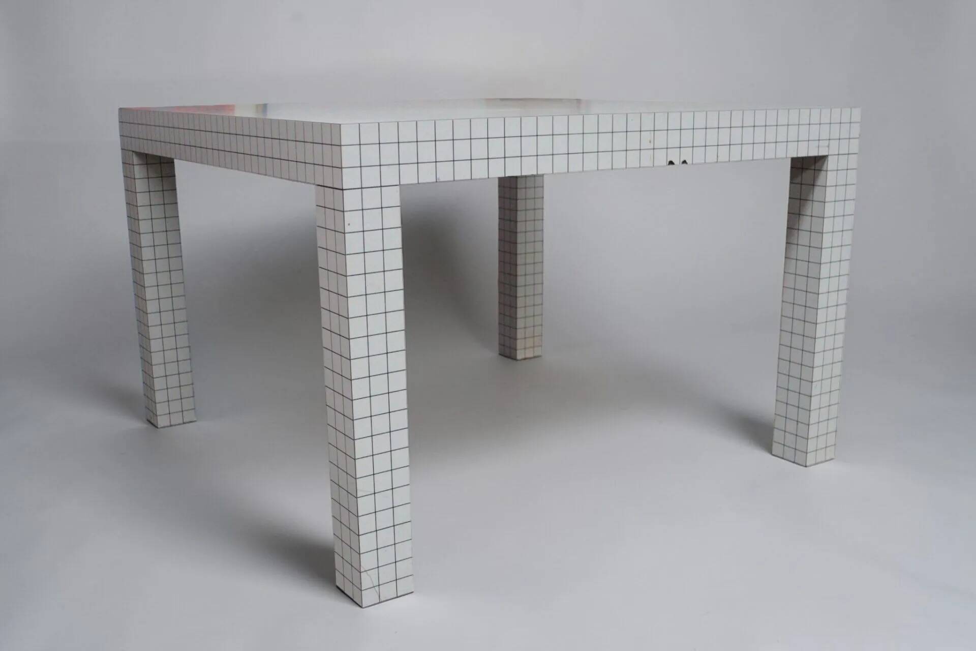 Table "Quaderna" (111x111) - Superstudio for Zanotta - Original edition