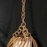 Vintage rattan pendant lamp