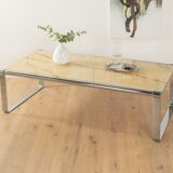 Table basse en onyx des années 1970