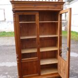 Solid cherry bookcase