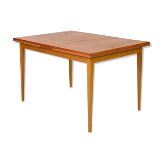 Scandinavian extendable vintage dining table