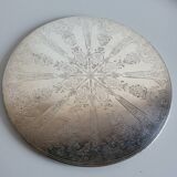 Silver-plated metal trivet EPB made in Sweden