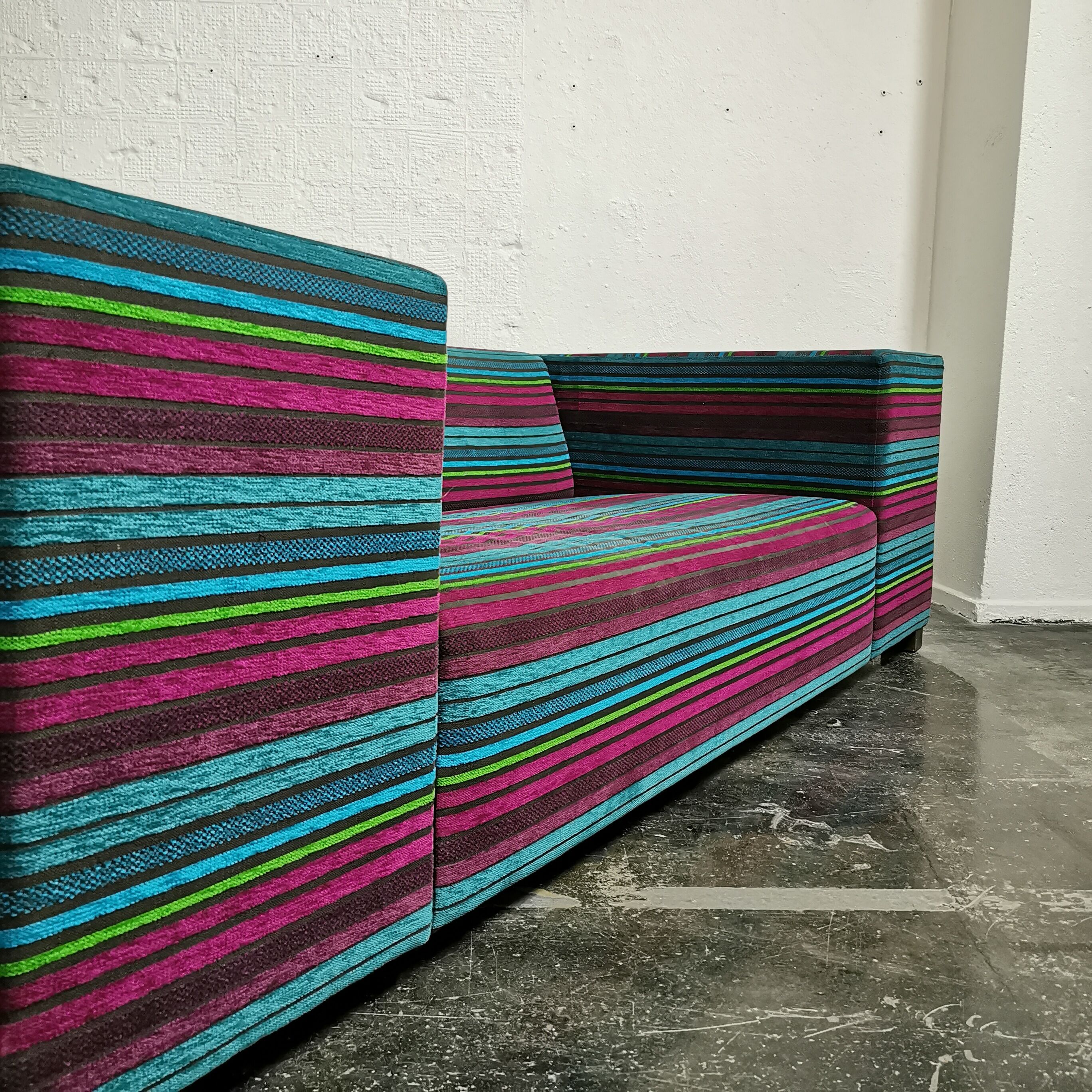 Contemporary 2-seater fabric sofa, Designers Guild