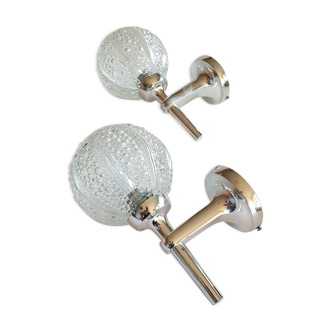 Pair of vintage wall lamps