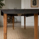 Grande table industrielle années 50 acier et bois 200cm